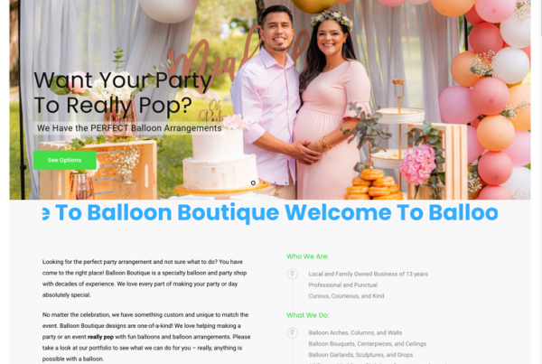 Balloon Boutique Online